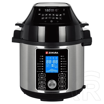 Zokura Z1229 2 az 1-ben multifunkcionális elektromos kukta (5,6 L, 1500W)
