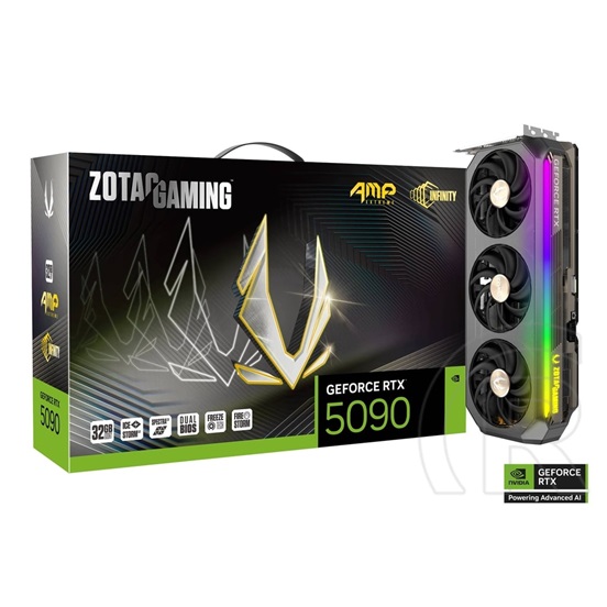 Zotac GeForce RTX 5090 AMP Extreme Infinity VGA (PCIe 5.0, 32 GB GDDR7, 512 bit, 3xDP+HDMI)
