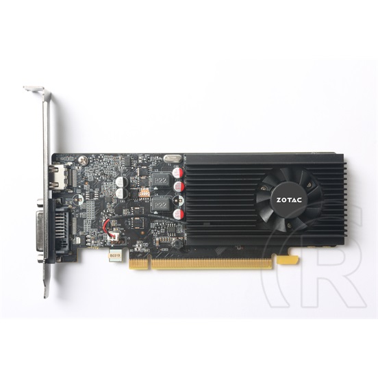 Zotac nVidia GF GT 1030 Low Profile VGA (PCIe 3.0, 2 GB DDR5, 64 bit, HDMI+DVI, aktív hűtő)