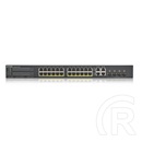 ZyXEL GS1920-24HPv2 28port GbE LAN PoE (375W) L2 menedzselhető switch