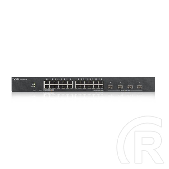 ZyXel Switch 24x Gigabit + 4x 10G SFP+ hybird mode, standalone or NebulaFlex Cloudt Menedzselhető