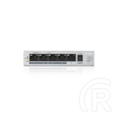 Zyxel GS1005HP-EU0101F 5-Port Gigabit asztali switch (4x PoE+, 60W PoE, nem menedzselhető, fémházas)