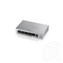 Zyxel GS1005HP-EU0101F 5-Port Gigabit asztali switch (4x PoE+, 60W PoE, nem menedzselhető, fémházas)