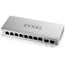 Zyxel GS1200-10V3 switch (8x1Gb, 2xSFP, fémházas, asztali, webes menedzselés)