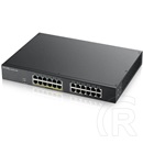 Zyxel GS1900-24EP 24-portos Gigabit switch (12x PoE, fém ház, menedzselhető, rackbe szerelhető)