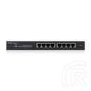 Zyxel GS1900-8 switch (8x1GbE, fémházas, menedzselhető)