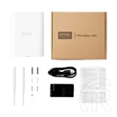 Zyxel NWA55AXPTP-EU0102F AX2400 Wireless Access Point (kültéri/beltéri, 2,4/5 GHz, Wi-Fi 6)