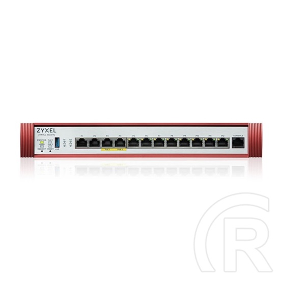 Zyxel USG FLEX 500H (4 x 2,5 GbE, 2 x PoE+, 8 x 1 GbE, USB 3.0, konzol port, rack-mount, 1 év Security Bundle, USGFLEX50