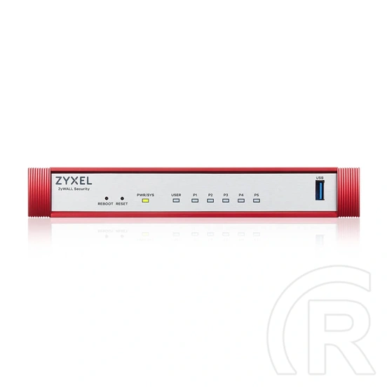 Zyxel USG FLEX 50H USGFLEX50H-EU0102F (1 x WAN 1000 Mbps, 4 x LAN/DMZ 1000 Mbps, 1 x konzol port, 1 x USB 3.0, 1 év Gold