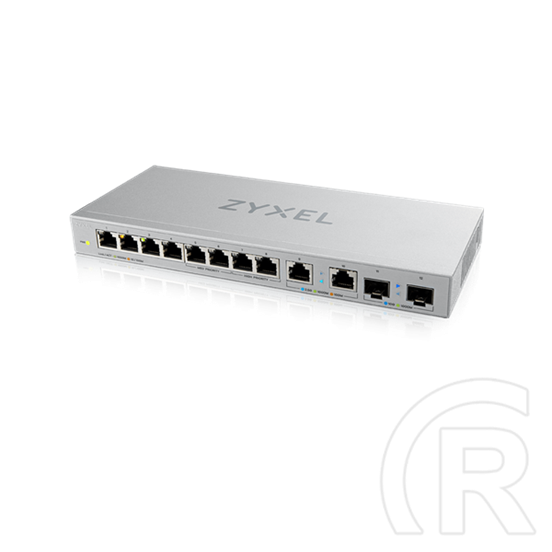 Zyxel XGS1010-12-ZZ0102F switch (8x1Gb, 2x2.5Gb, 2xSFP+, nem menedzselhető)