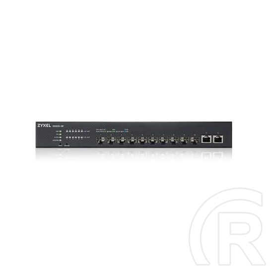 Zyxel XS1930-12F switch (10×10Gb SFP+, 2×10G, menedzselhető, rackbe szerelhető, PoE: nincs)