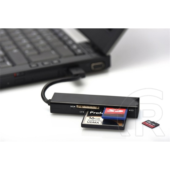 ednet USB 3.0 Multi kártyaolvasó (fekete)