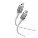 essential eb10010cc adatkábel (type-c - type-c, 100w, pd gyorstöltő, 100cm) fehér