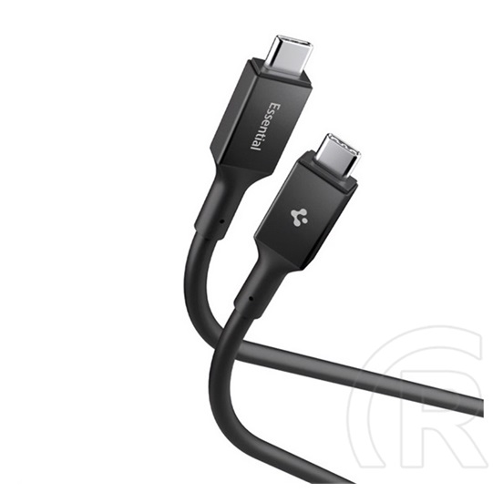 essential eb10010cc adatkábel (type-c - type-c, 100w, pd gyorstöltő, 100cm) fekete