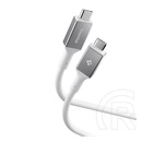 essential eb10020cc adatkábel (type-c - type-c, 100w, pd gyorstöltő, 200cm) fehér