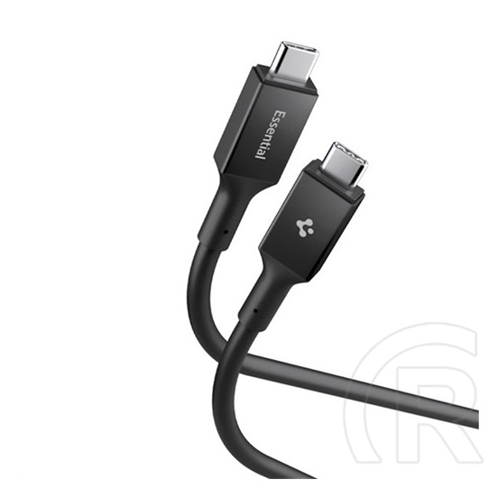 essential eb24012cc adatkábel (type-c - type-c, 240w, pd gyorstöltő, 120cm) fekete