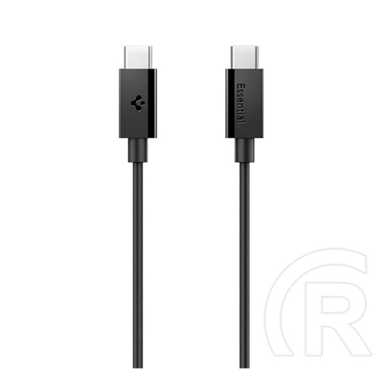 essential eb6010cc adatkábel (type-c - type-c, 60w, pd gyorstöltő, 100cm) fekete