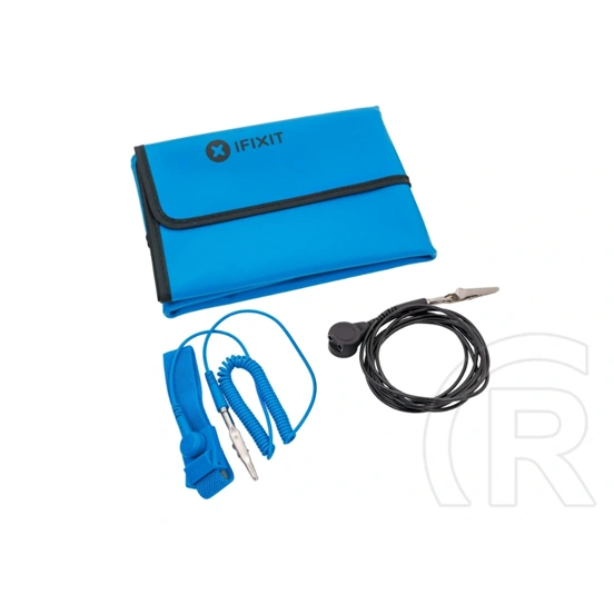 iFixit ESD alátét készlet (60 x 60 cm, 1,8 m földelőkábel, csuklópánt, kék)