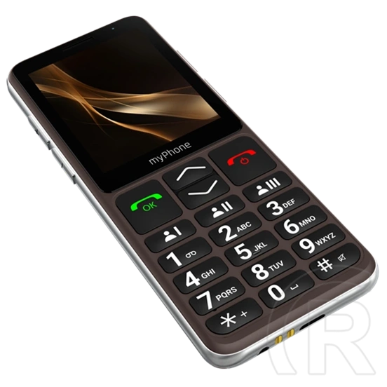 myPhone Bueno LTE Praline Collection mobiltelefon (2,8", IPS, 240×320, 48 MB RAM, 128 MB belső, microSD max 64 GB, 2000