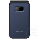 myPhone FLIP LTE mobiltelefon (2,8", TFT, 320×240, 1000 mAh, microSD, USB-C, Dual SIM, fekete)