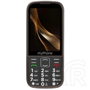 myPhone Halo 4 Plus LTE mobiltelefon (3,5", IPS, 240×320, 2500 mAh, Dual SIM, 4G LTE, barna)