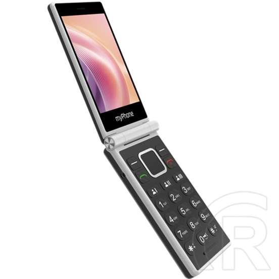 myPhone Tango 2 LTE mobiltelefon (3,5" + 2,4", 480×320, 1700 mAh akkumulátor, dualsim, 128 MB belső memória, fekete)