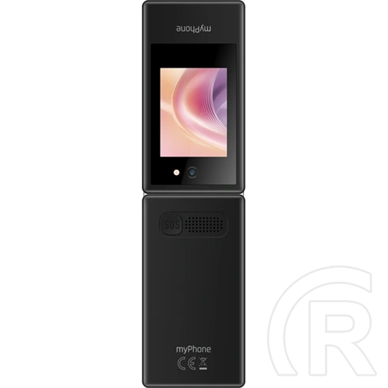 myPhone Tango 2 LTE mobiltelefon (3,5" + 2,4", 480×320, 1700 mAh akkumulátor, dualsim, 128 MB belső memória, fekete)