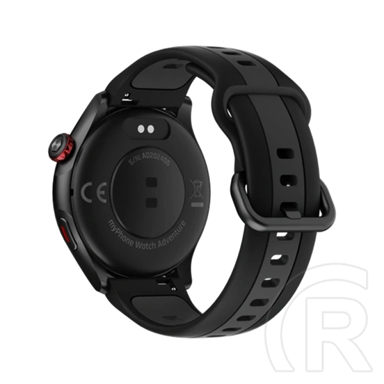 myPhone Watch Adventure okosóra (AMOLED 1,43", 466x466, 370 mAh, Bluetooth, GPS, 3 ATM vízálló, pulzusmérés, alvásfigye
